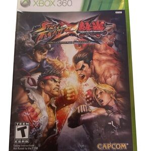 Capcom Street Fighter X Tekken for Xbox 360 - Black Cover